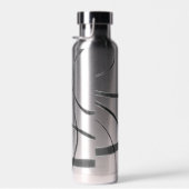 白黒での動き ウォーターボトル (右面)