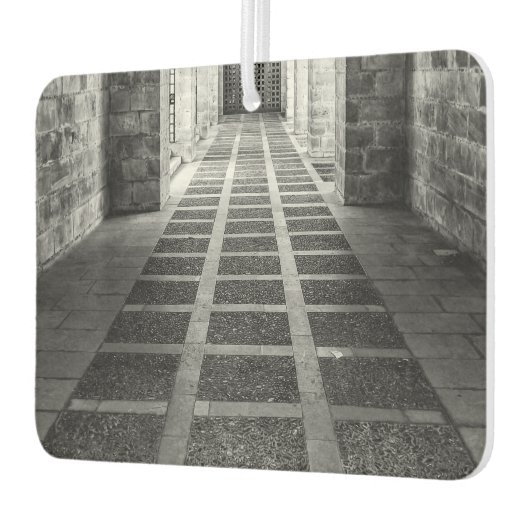 白黒での対称 カーエアーフレッシュナー (左)