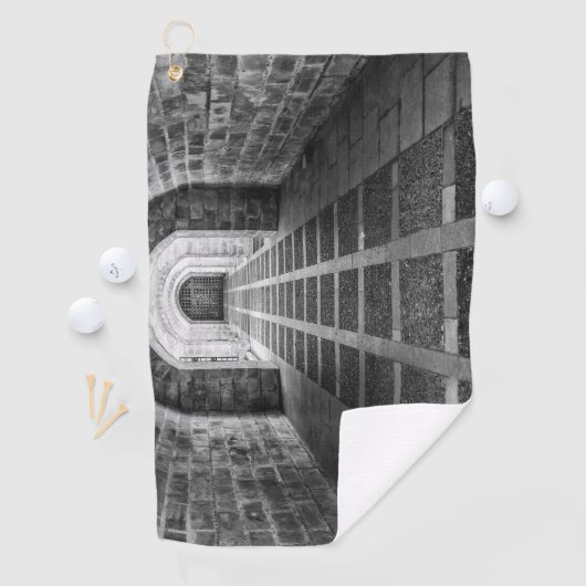 白黒での対称 ゴルフタオル (インサイチュ)