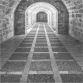 白黒での対称 シール (正面)