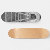 白黒での対称 スケートボード (横)