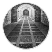 白黒での対称 セラミックノブ (正面)