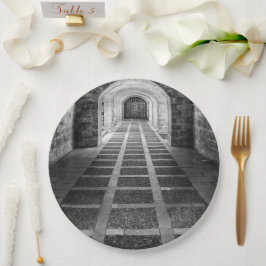 白黒での対称 ペーパープレート