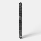 白黒での対称 SAMSUNG GALAXYケース (左側面)