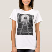 白黒での対称 Tシャツ (正面)