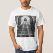 白黒での対称 Tシャツ (正面)