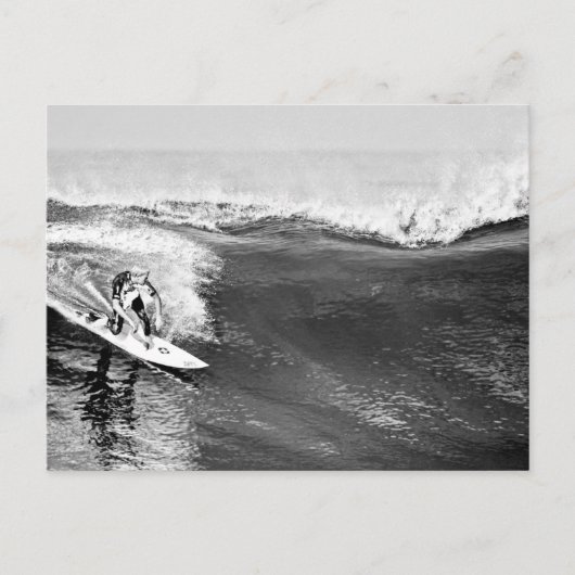 白黒での決定 ポストカード (正面)