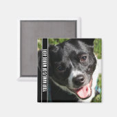 白黒でカスタマイズしたフルフォト マグネット (正面/裏面)