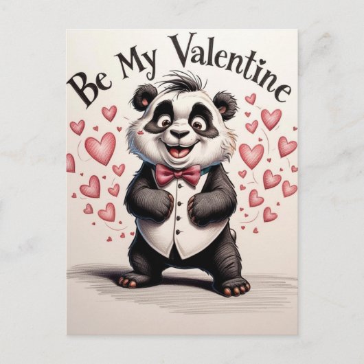 白黒で愛する ポストカード (正面)