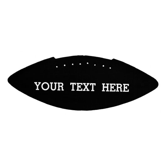 白黒で自分のカスタム文字を追加する アメリカンフットボール (パネル)