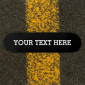 白黒で自分のカスタム文字を追加する スケートボード