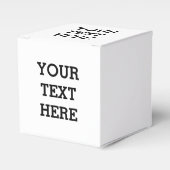 白黒で自分のカスタム文字を追加する フェイバーボックス (正面サイド)