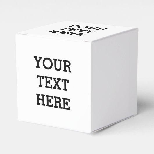 白黒で自分のカスタム文字を追加する フェイバーボックス (正面サイド)