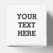 白黒で自分のカスタム文字を追加する フェイバーボックス (上部)