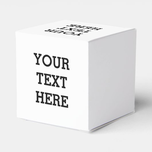 白黒で自分のカスタム文字を追加する フェイバーボックス (裏面サイド)