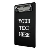 白黒で自分のカスタム文字を追加する ミニクリップボード (アングル2)