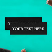 白黒で自分のカスタム文字を追加する ロイヤリティカード