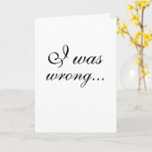 「白黒で謝罪」 カード (黄色い花)