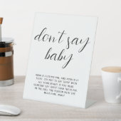 白黒とは言わないベビーゲームのペデスタルサイン 台座サイン (インサイチュ)