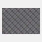 白黒とグレープレイド ラッピングペーパーシート (正面3)