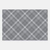 白黒とグレープレイド ラッピングペーパーシート (正面)