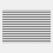 白黒とグレーモダン ラッピングペーパーシート (正面3)