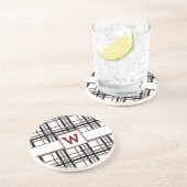 白黒とレッドプライド砂岩コースター コースター (側面)