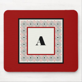 白黒とワインカスタムマウスパッド マウスパッド