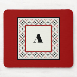 白黒とワインカスタムマウスパッド マウスパッド