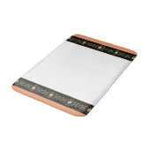 白黒と桃 バスマット (アングル)