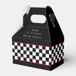 白黒と赤いトークンボックスデザイン フェイバーボックス