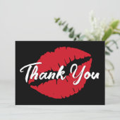 白黒と赤い唇 サンキューカード (スタンド正面)