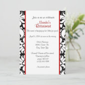 白黒と赤 招待状 (スタンド正面)