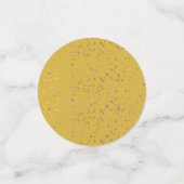 白黒と金ゴールドエレガント美学 コンフェッティ (スモール正面)