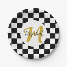 白黒と金ゴールドエレガント美学