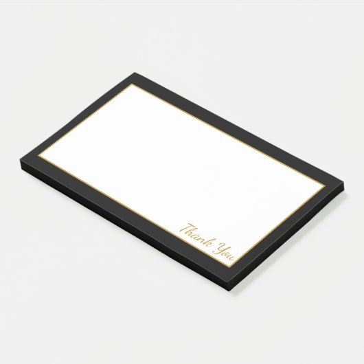 白黒と金ゴールド ポストイット (アングル)