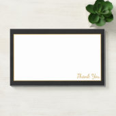 白黒と金ゴールド ポストイット (オフィス)