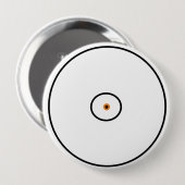 白黒と黄色 缶バッジ (正面&裏面)