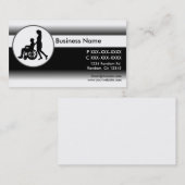 白黒によって助けられる生きている名刺 名刺 (正面/裏面)