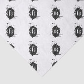 白黒にファッションの唇のギフト包むこと 薄葉紙 (詳細)