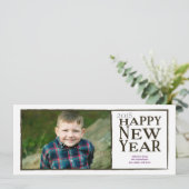 白黒のおめでとう新年 シーズンカード (スタンド正面)