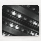 白黒のきらめきライト マウスパッド (正面)