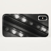 白黒のきらめきライト Case-Mate iPhoneケース (裏面(横))