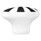 白黒のらせん輪 セラミックノブ (側面)