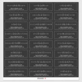 白黒のアエレガントフォーマル結婚ドレス シール (シート)