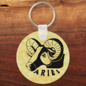 白黒のアリスキーチェーン キーホルダー (正面)