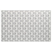 白黒のアートデコパターン ファブリック (ヤード)