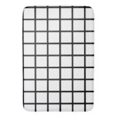 白黒のウィンドウ バスマット (正面縦)
