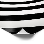 白黒のオペアート ポスター (コーナー)