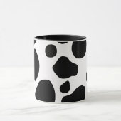 白黒のカウコーヒーマグ マグカップ (中央)